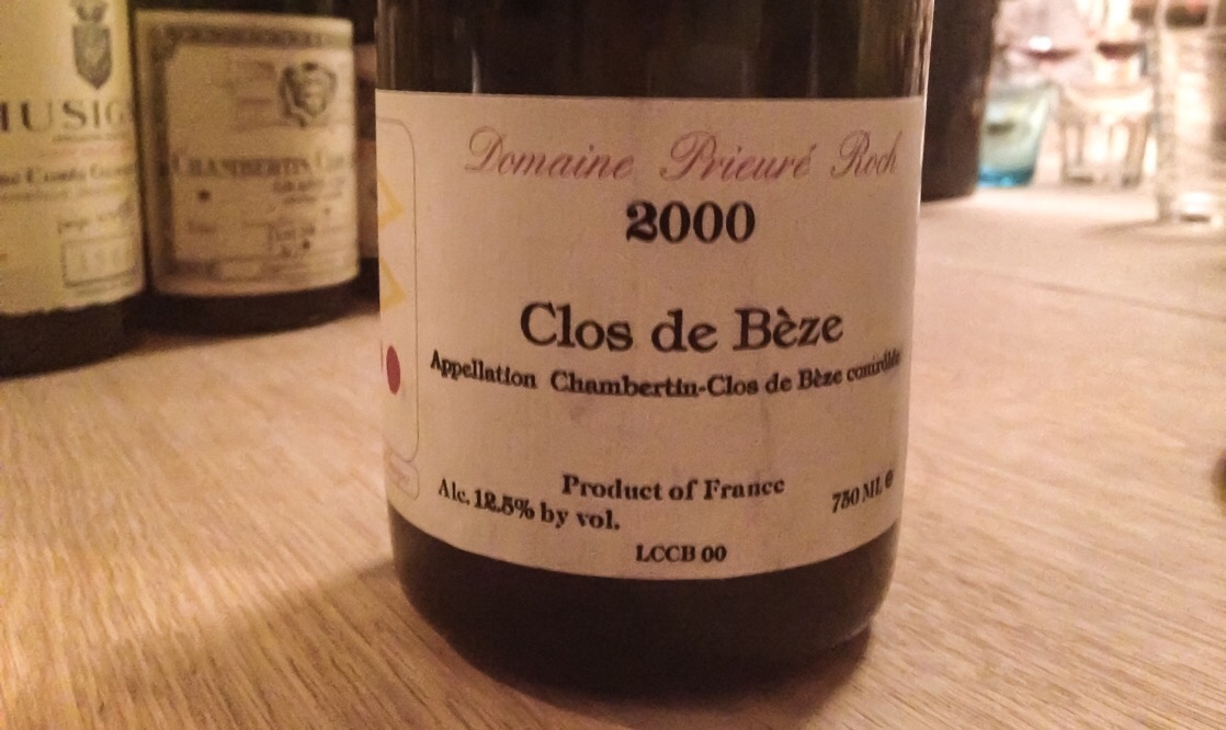 Domaine Prieure-Roch, Chambertin Clos de Beze 2000