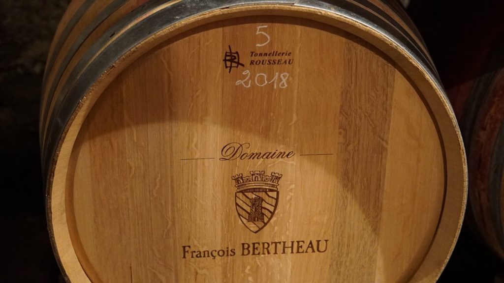 Visit Domaine François Bertheau - tasting the 2018s